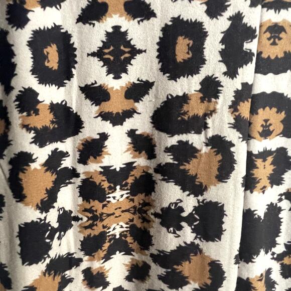 Simply Fabulous Romper Large Sleepwear romantic feathers animal print SOFTNWT - Picture 2 of 7